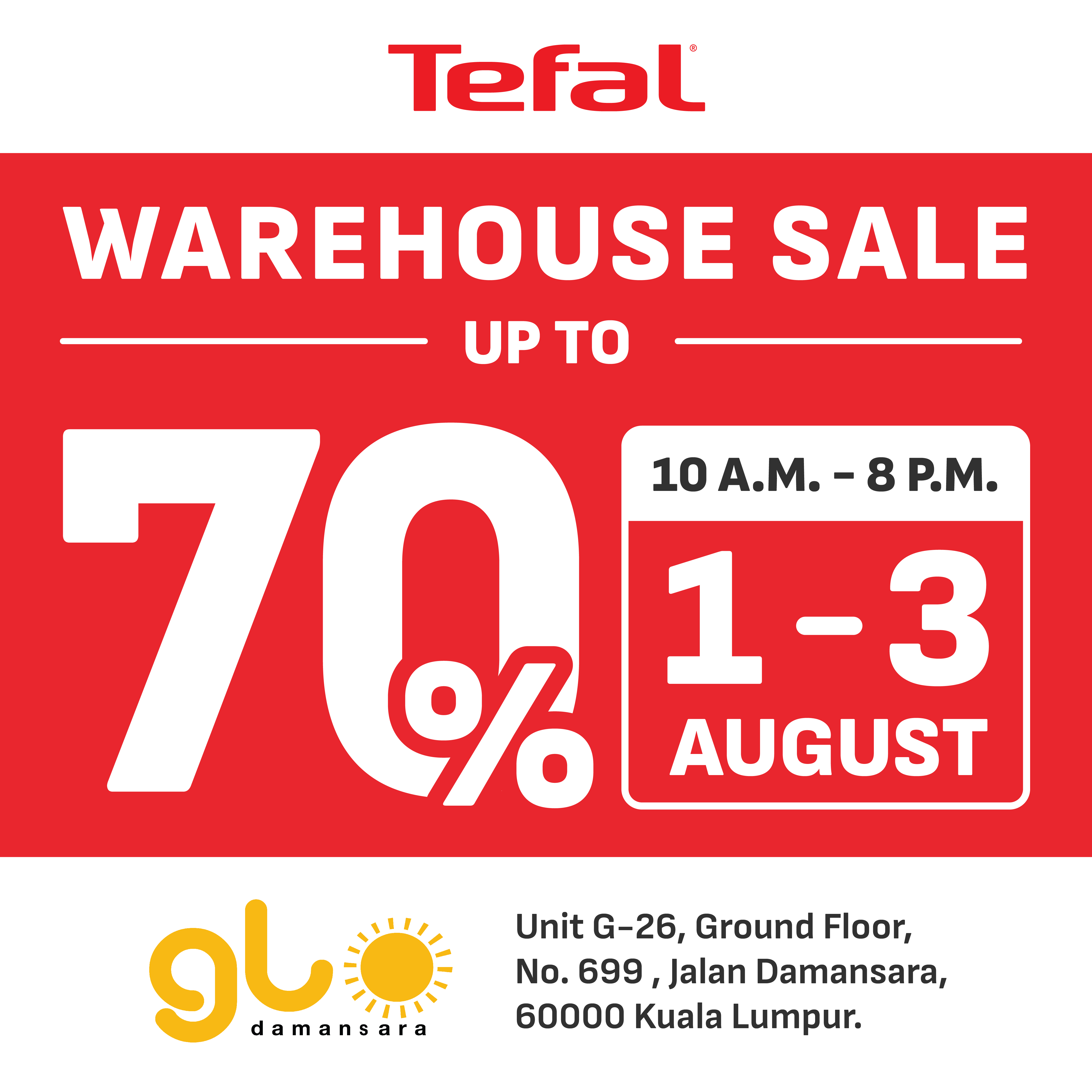 Tefal Warehouse Sale Tefal Warehouse Sale